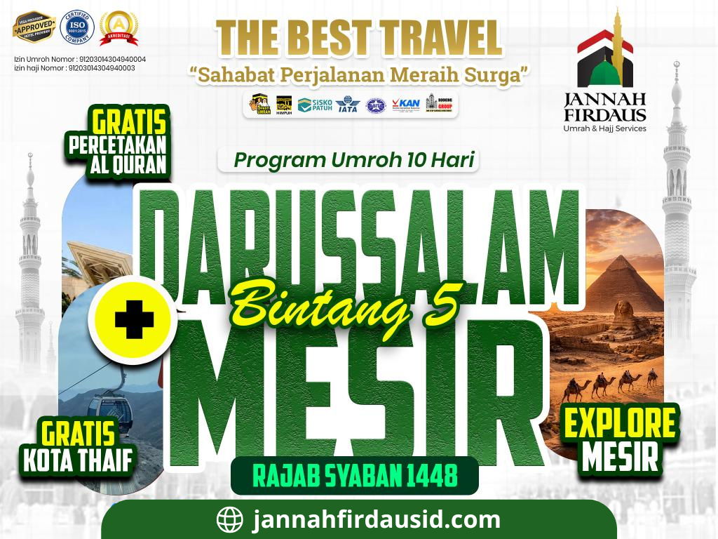 DARUSSALAM PLUS MESIR BINTANG 5/ RAJAB SYA'BAN